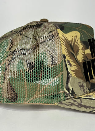 Milf Hunter Custom Embroidered Camo Mesh SnapBack Hat Cap
