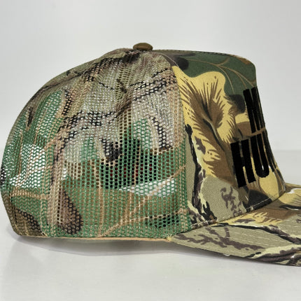 Milf Hunter Custom Embroidered Camo Mesh SnapBack Hat Cap