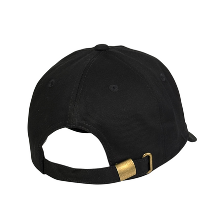 Mentally I’m still at the cottage embroidered on a black Dad hat strapback￼￼