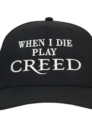 When I Die Play Hat Funny Custom Embroidered Dad Cap
