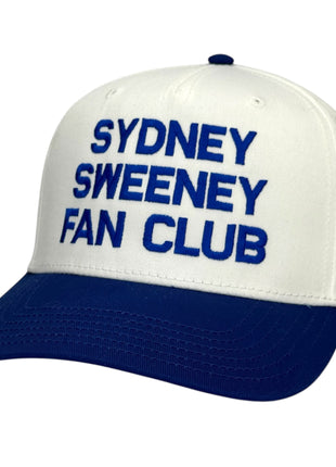 Sydney Sweeney Fan Club Hat Custom Embroidered