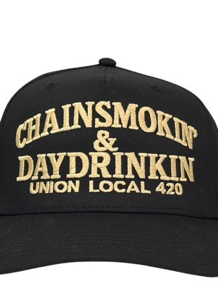 ChainSmokin & Day Drinkin Hat Custom Embroidered