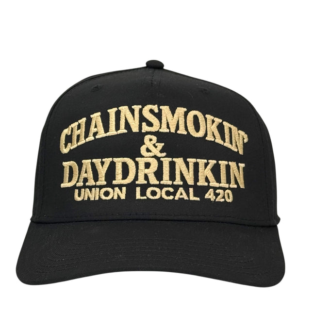 ChainSmokin & Day Drinkin Hat Custom Embroidered