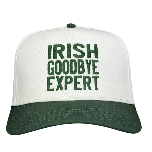 Irish Goodbye Expert Hat Hat Custom Embroidered