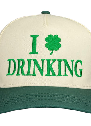 I Love Drinking St. Patricks Day Hat Custom Embroidered