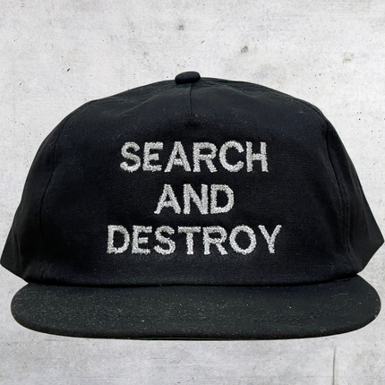 Search and destroy custom embroidered hat Strapback