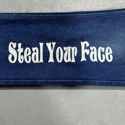 Steal your face custom embroidered vintage Levi’s jeans 34wx31L