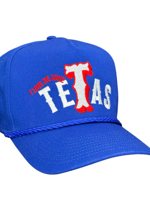 I LOVE ME SOME TETAS Hat Custom Embroidered