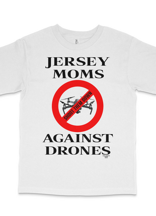 Jersey Moms Against Drones Custom Printed T-Shirt