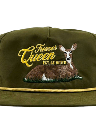 Freezer Queen Deer Embroidered Hat