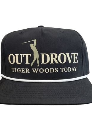 Out Drove Today Golf Hat Classic Rope Snapback