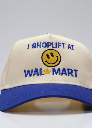 I SHOPLIFT AT WalMart Vintage SnapBack Cap Hat Custom Embroidered