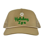 TAN MESH ROPE SNAPBACK