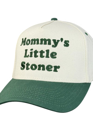 Mommy’s Little Stoner Trucker Hat Funny Custom Embroidered Cap