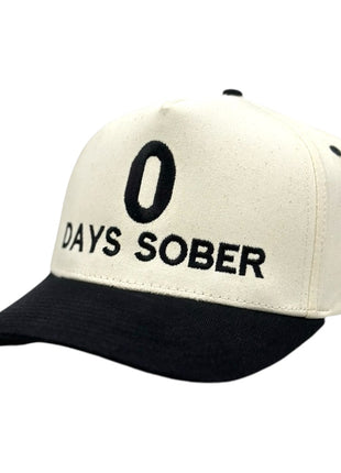 Zero Days Sober Snapback Trucker Hat Baseball Cap