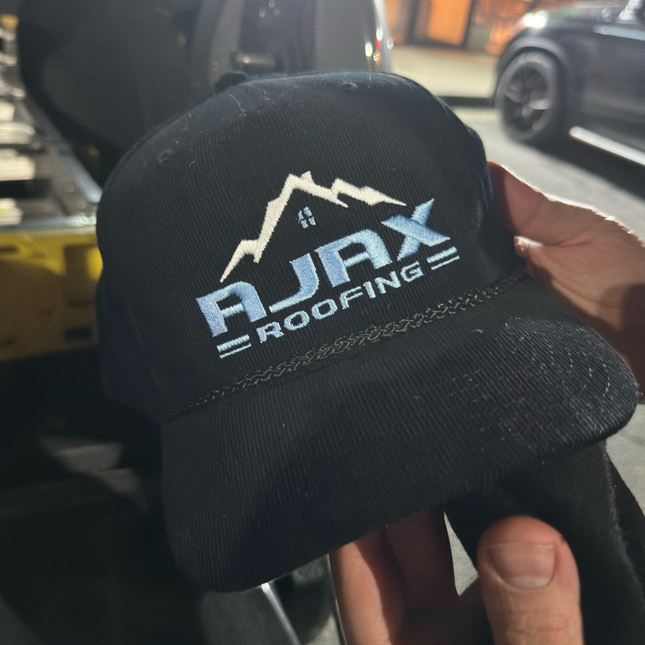 8 AJAX Roofing production hats ￼