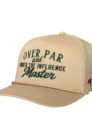 Over Par and Under the Influence Master Hat For Him