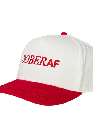 SOBER AF Trucker Hat Funny Sober Hat Recovery Humor Cap Bold Statement Snapback