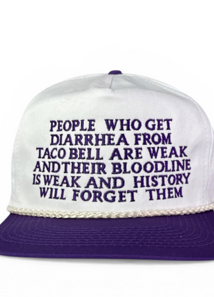 People Who Get Diarrhea Custom Embroidered Hat