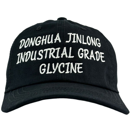 DONGHUA JINLONG INDUSTRIAL GRADE GLYCINE Dad Hat Custom Embroidered Strapback