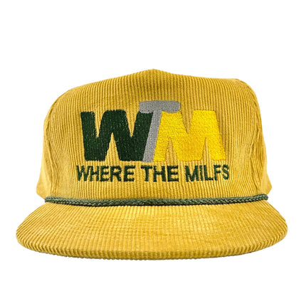 Where The Milfs Waste Management Golf Custom Embroidered Hat SnapBack