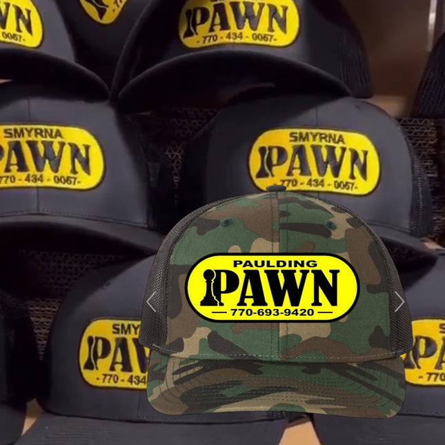 Production order All black Richardson 24 112 smyrna pawn & Camo Richardson 24 112 for Paulding pawn shop 2 faded flex ￼