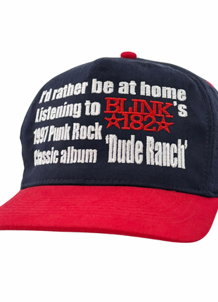 I’d Rather Be At Home Listening To Blink 182 Custom Embroidered Hat