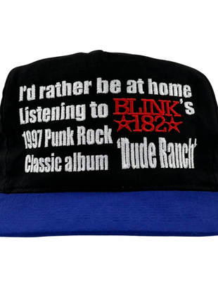I’d Rather Be At Home Listening To Blink 182 Custom Embroidered Hat
