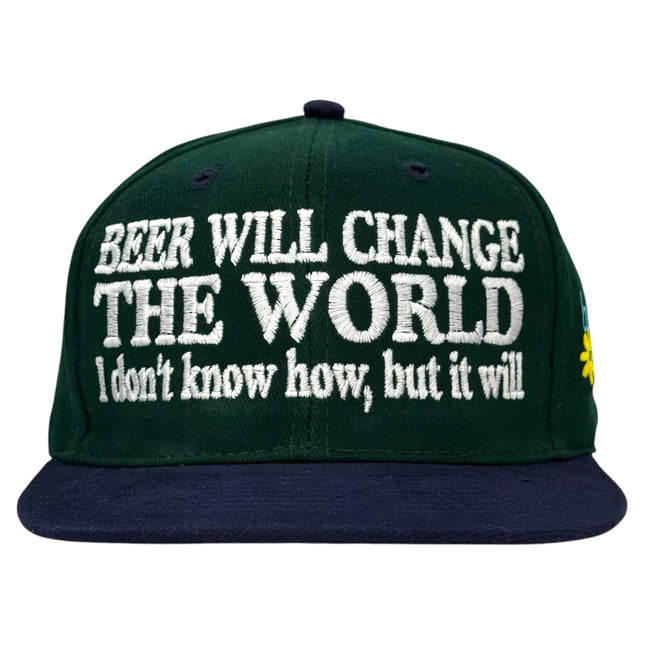 Beer Will Change The World Hat Custom Embroidered