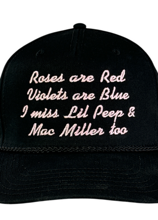 Roses Are Red I Miss Hat Custom Embroidered Cap