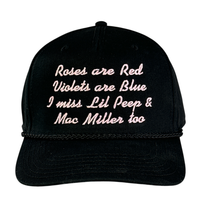Roses Are Red I Miss Hat Custom Embroidered Cap
