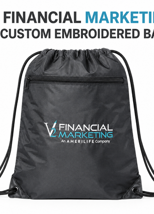 V2-BAGS-30 — 30 V2 Production embroidered drawstring bags