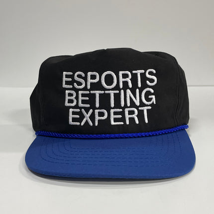 Custom order eSports betting expert embroidered