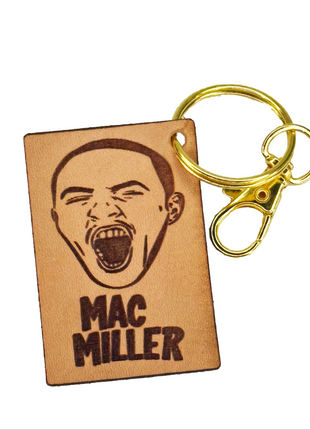 Mac Miller Custom Leather Keychain | FREE SHIPPING (CHECK DESCRIPTION)