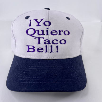 Yo Quiero Taco Bell Custom embroidered Strapback Cap Hat