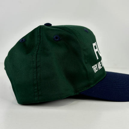 Fuck They Are Trying To Make It Look Fake custom embroidered hat I think you should affirm