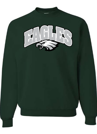 Eagles Green Custom Printed Sweatshirt