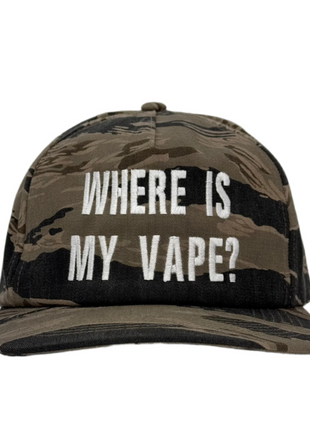 Where Is My Vape Snapback Custom Embroidered