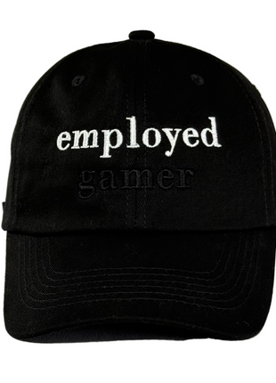 Employed Gamer Custom Embroidered Dad Hat