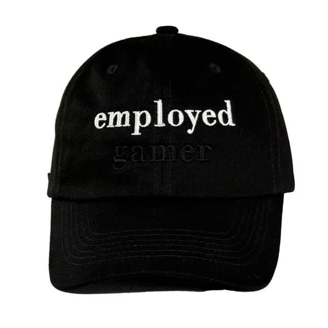 Employed Gamer Custom Embroidered Dad Hat