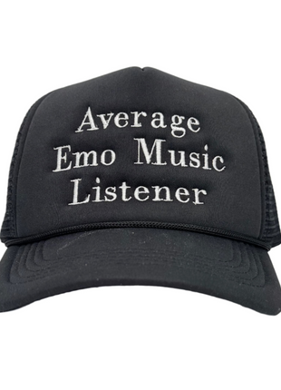 Average Emo Music Listener Custom Embroidered Trucker Hat