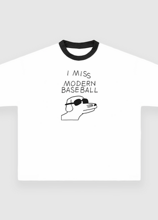 I Miss Modern Baseball Custom Printed T-Shirt