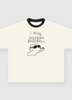 Cream / Black Ringer / Small