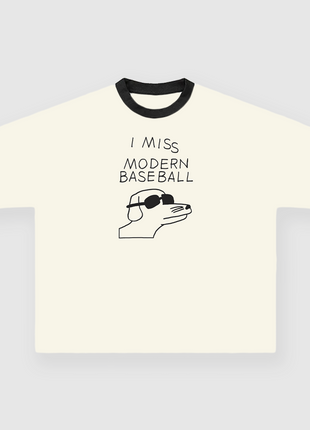 I Miss Modern Baseball Custom Printed T-Shirt