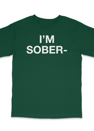 I'm Soberish Custom Printed T-Shirt