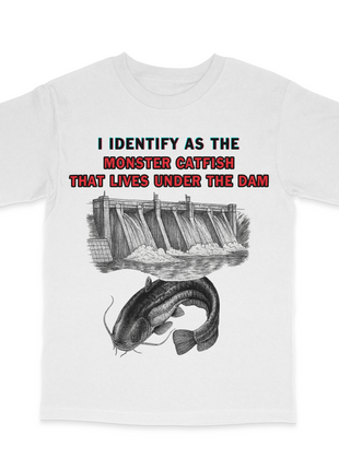 Monster Catfish Custom Printed T-Shirt