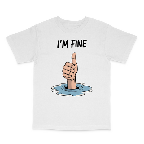 Im Fine Custom Printed T-Shirt