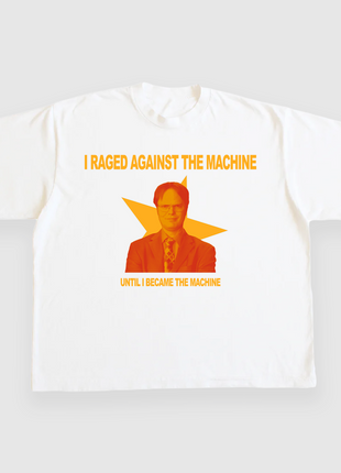 I RAGED AGAINST THE MACHINE CUSTOM PRINTED T-SHIRT