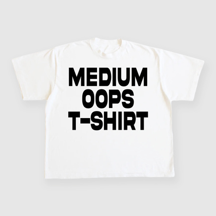 Random Oops Custom Printed T-shirt