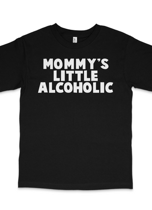 Mommy's Little Alcoholic Custom Printed T-Shirt
